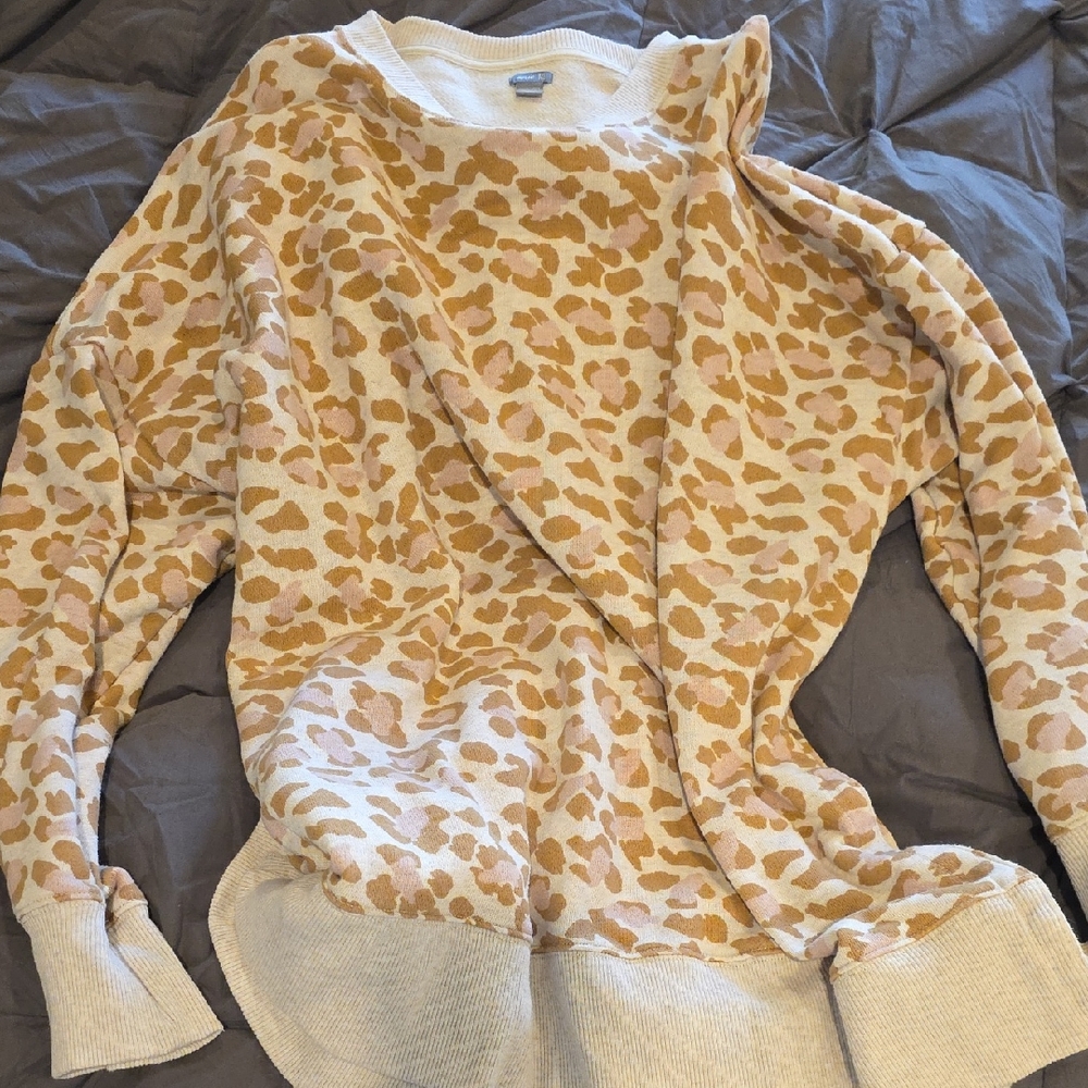 Aerie Textured Beige Sweater